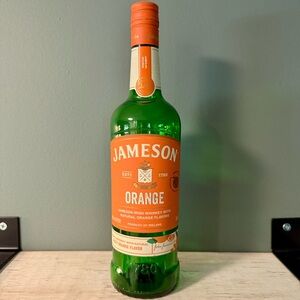 Jameson Orange Whiskey Empty Liquor Alcohol Bottle | Crafts Upcycle Art